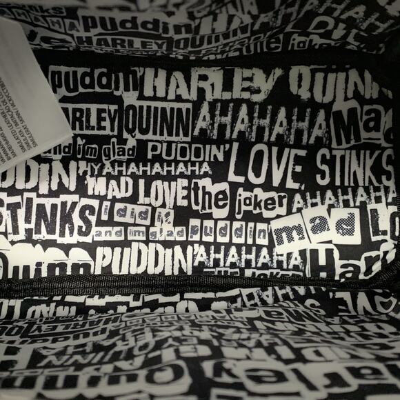 LOUNGEFLY Harley Quinn Backpack Joker Girl GameStop Excl 30th Anniversary NWT - Picture 6 of 10